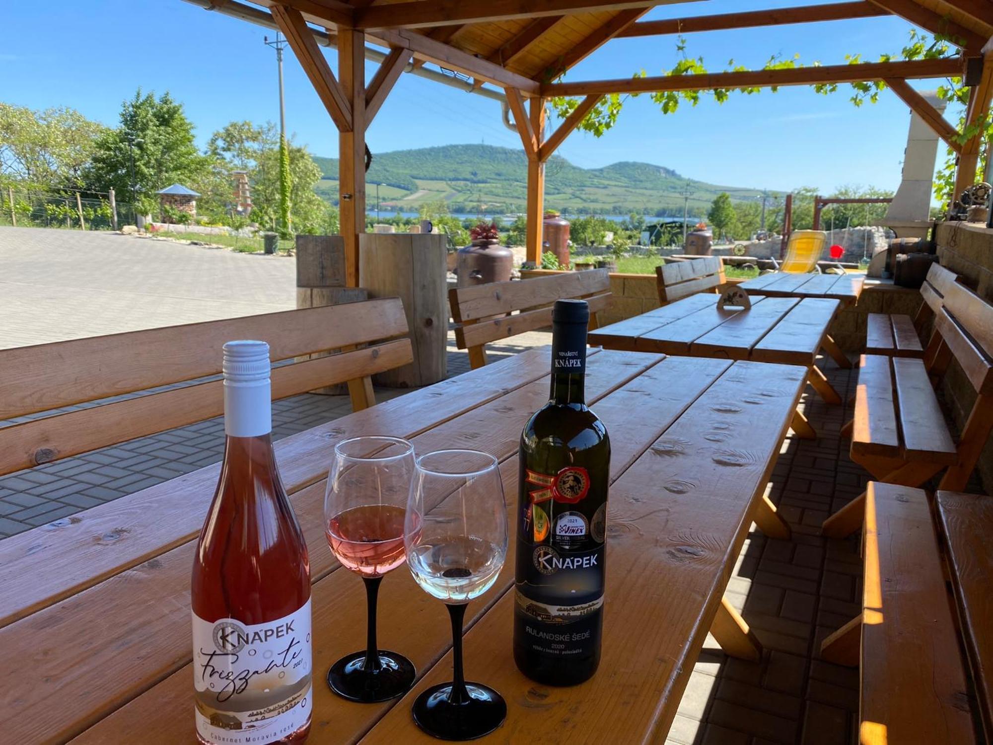 Vinarstvi & Penzion Knapek Strachotin Hotel Buitenkant foto